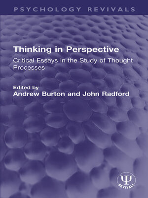 cover image of Thinking in Perspective